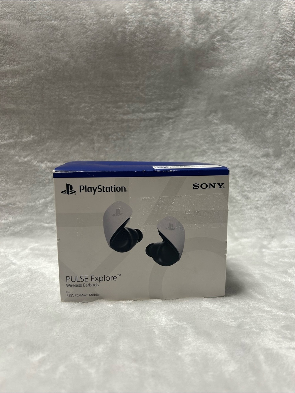 White the PlayStation PULSE Explore Wireless Earbuds BOX ONLY